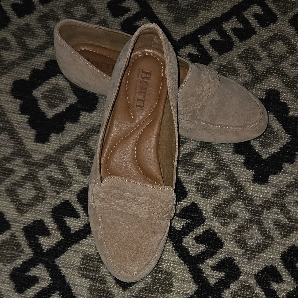 Women's Beige Loafers